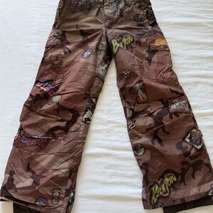 Burton Dry Ride Camouflage print with graphic patches